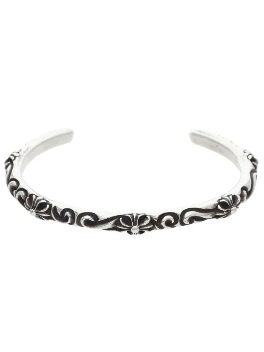 Chrome Hearts Bangle Sbt Band Silver Bracelet